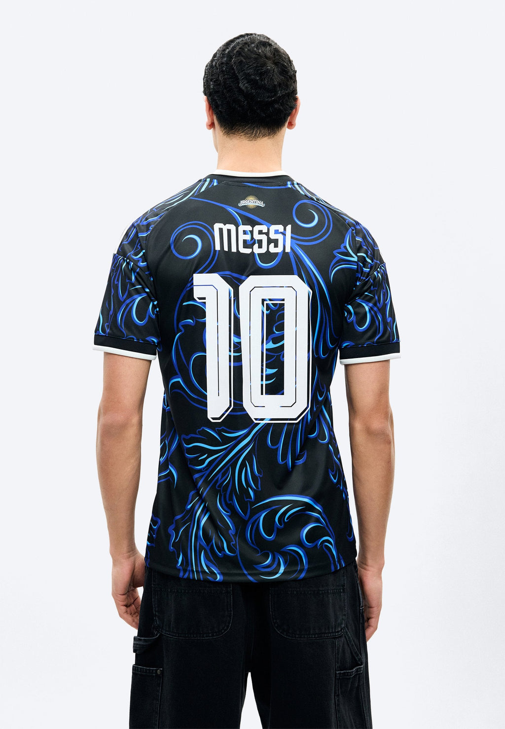 ARGENTINA 26 AWAY MESSI - Voetbalshirt - black/lucid blue/blue burst