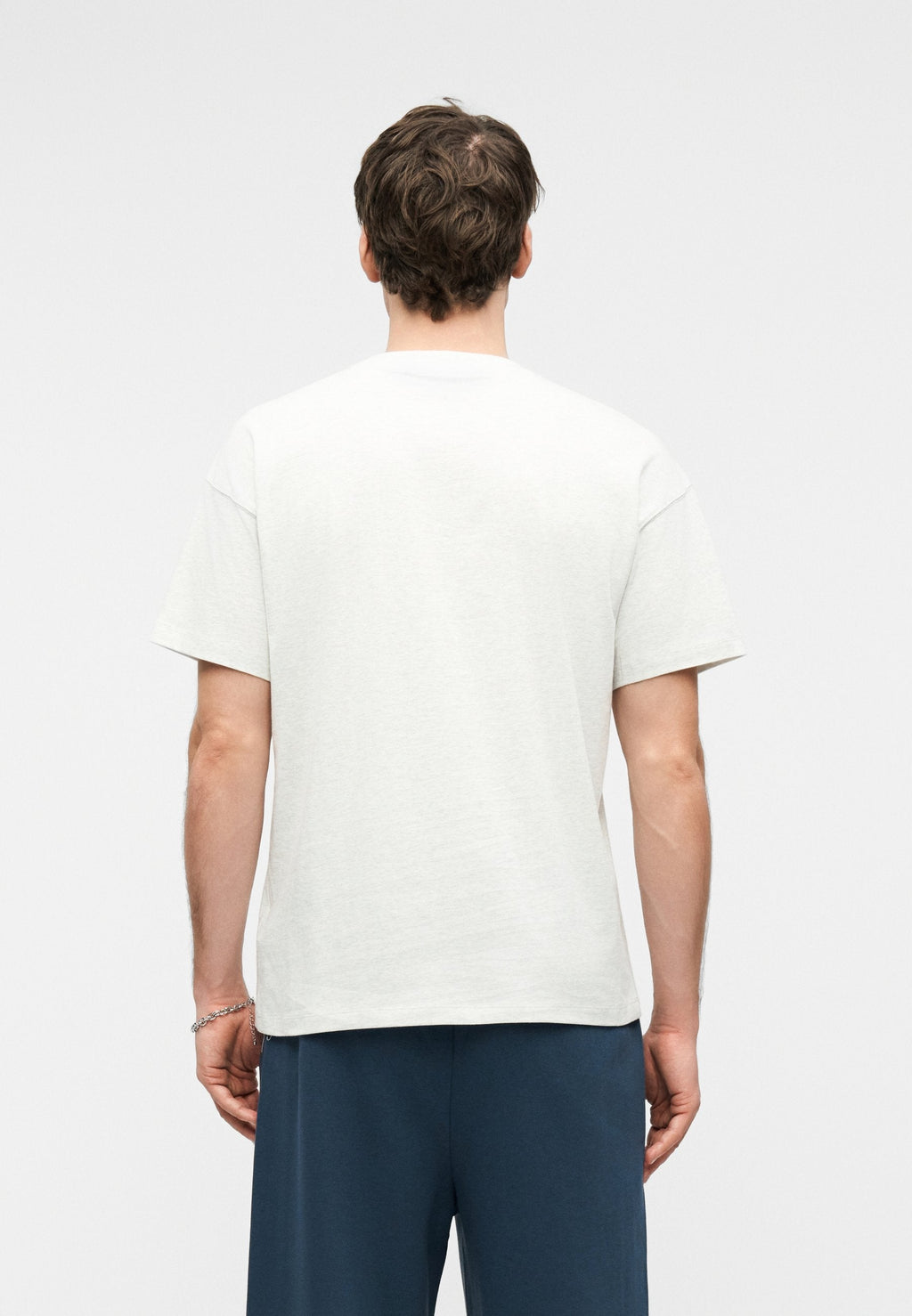 LINEAR GRAPHIC - T-shirt print - ash heather
