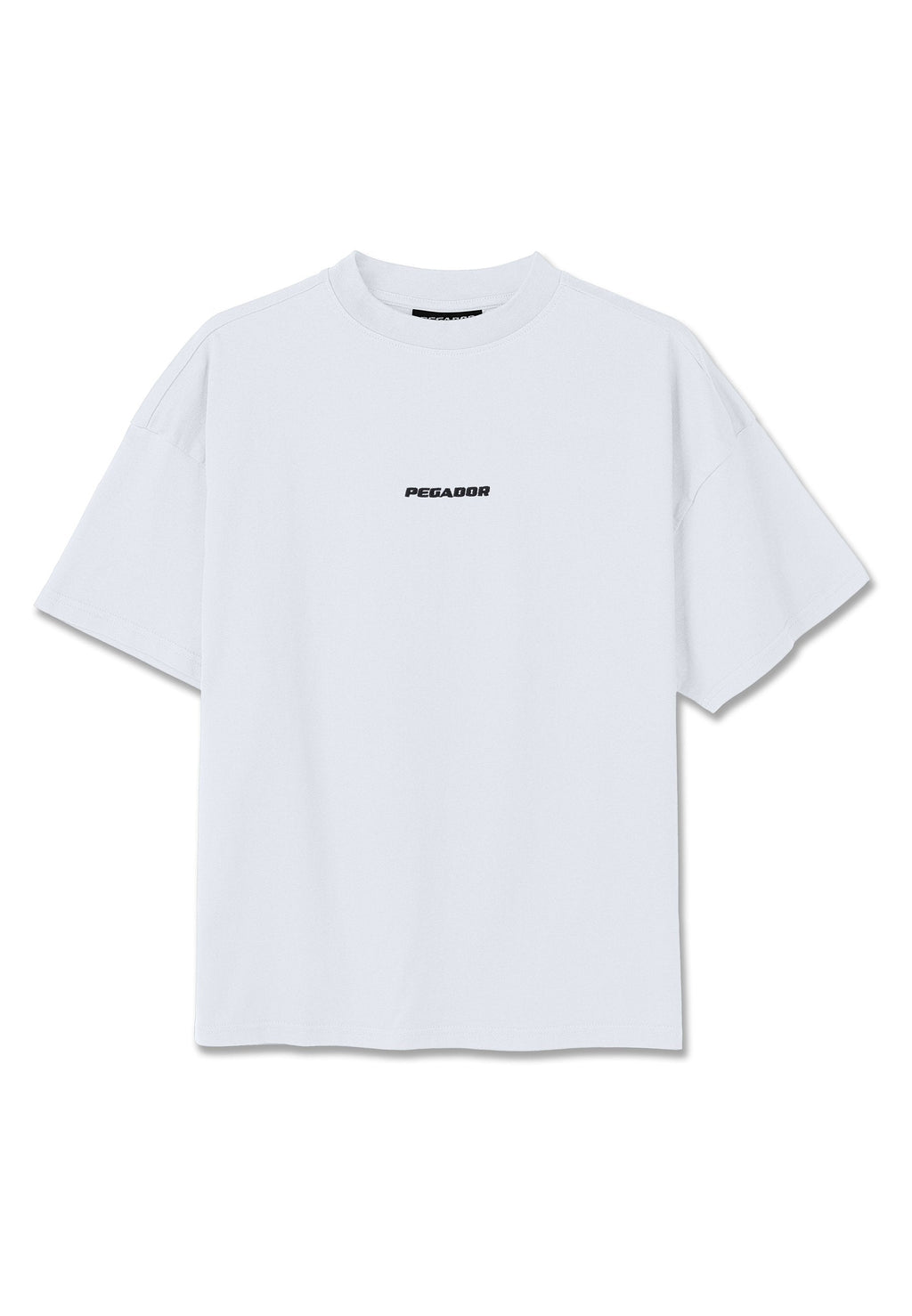 BRACY HEAVY OVERSIZED TEE - T-shirt basic - white/black