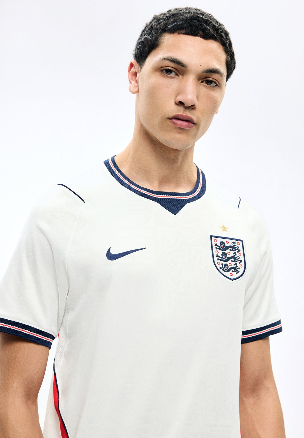 ENGLAND 2026/27 STADIUM HOME - Voetbalshirt - white/speed red/obsidian
