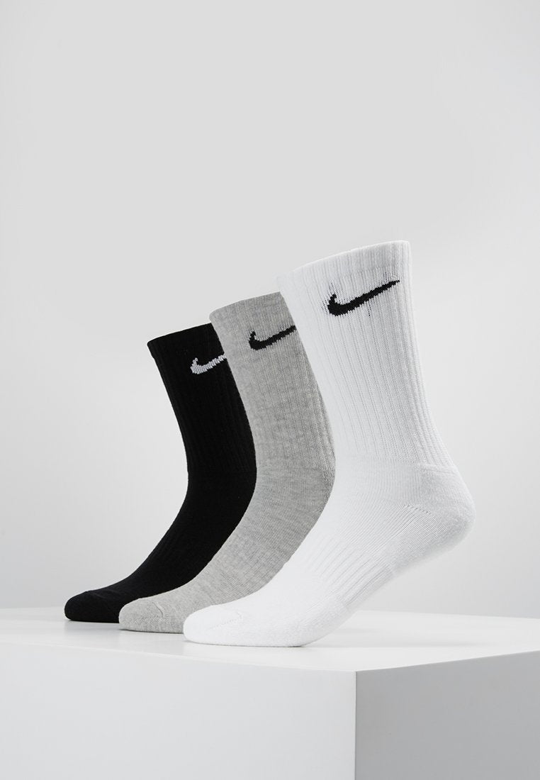 EVERYDAY CUSH CREW 3 PACK - Sportsokken - white black/dark grey heather black/black white