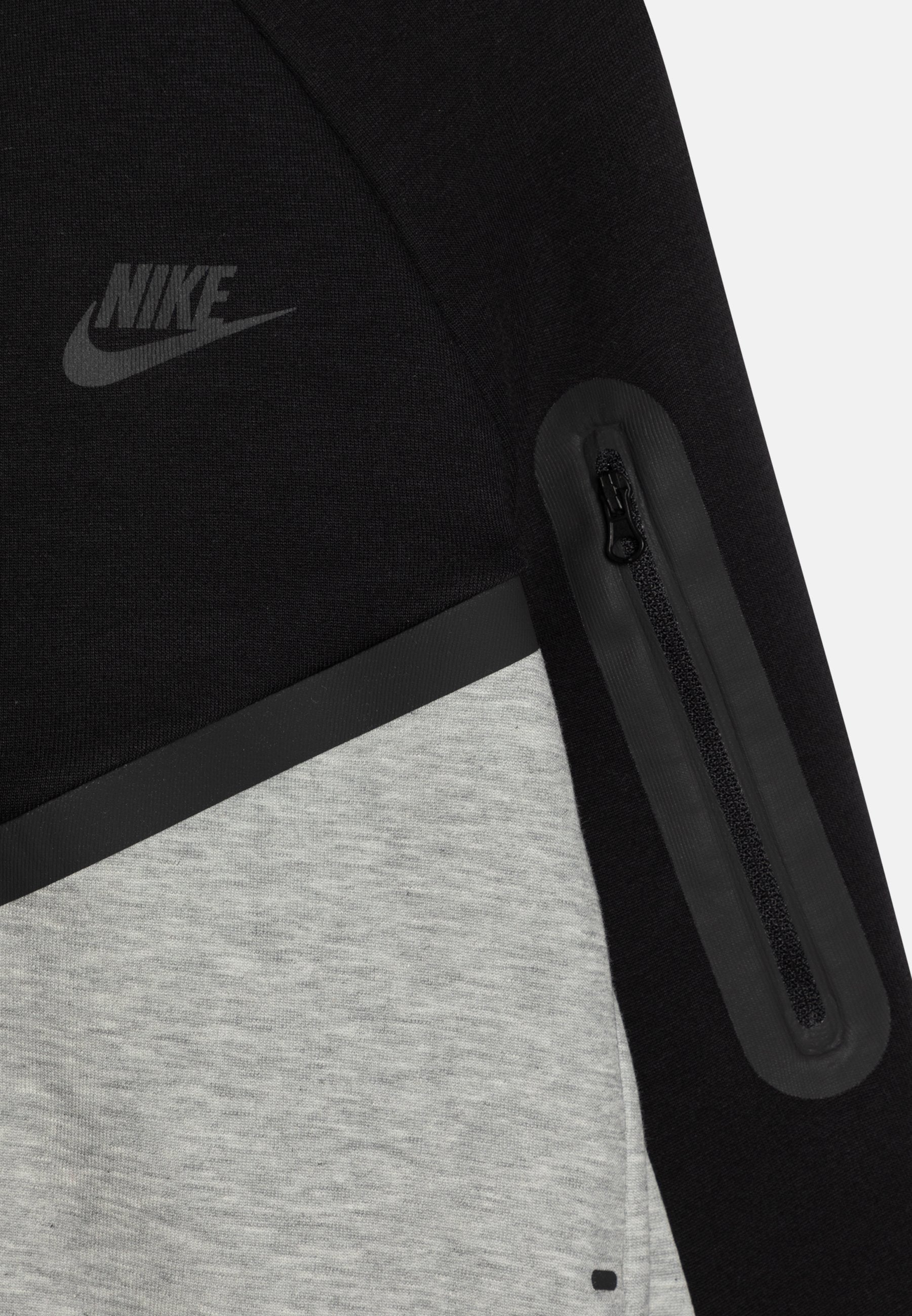 Sweater met rits - dark grey heather/black/white
