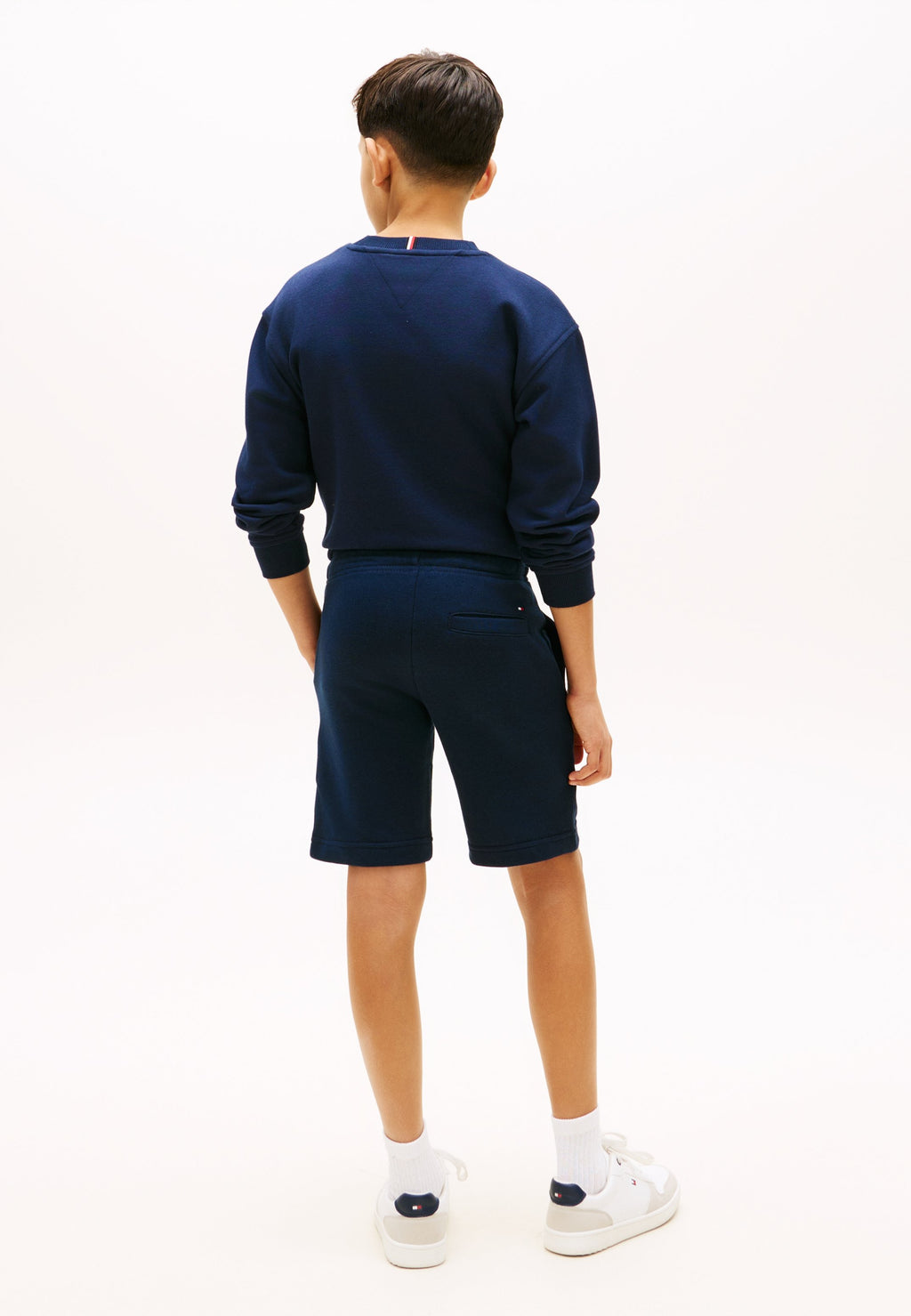 LOGO EMBROIDERY TERRY SWEAT SHORTS - Trainingsbroek - dark night navy