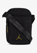 JAN UNISEX - Schoudertas - black/gold
