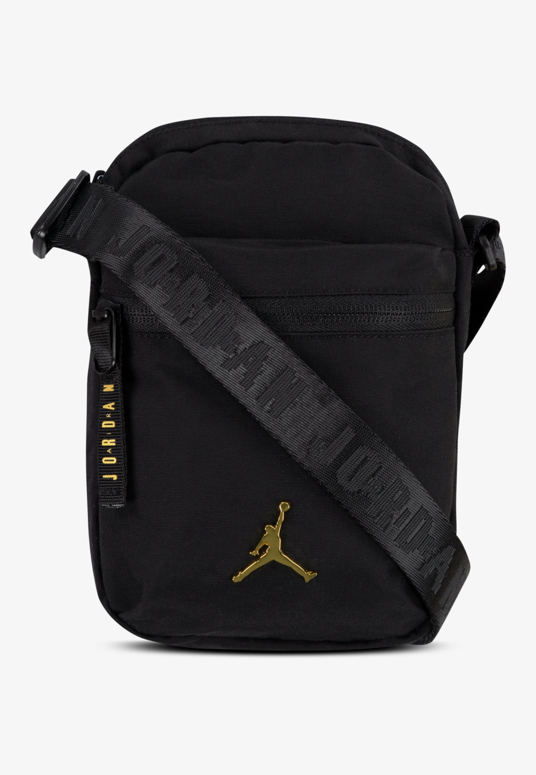 JAN UNISEX - Schoudertas - black/gold