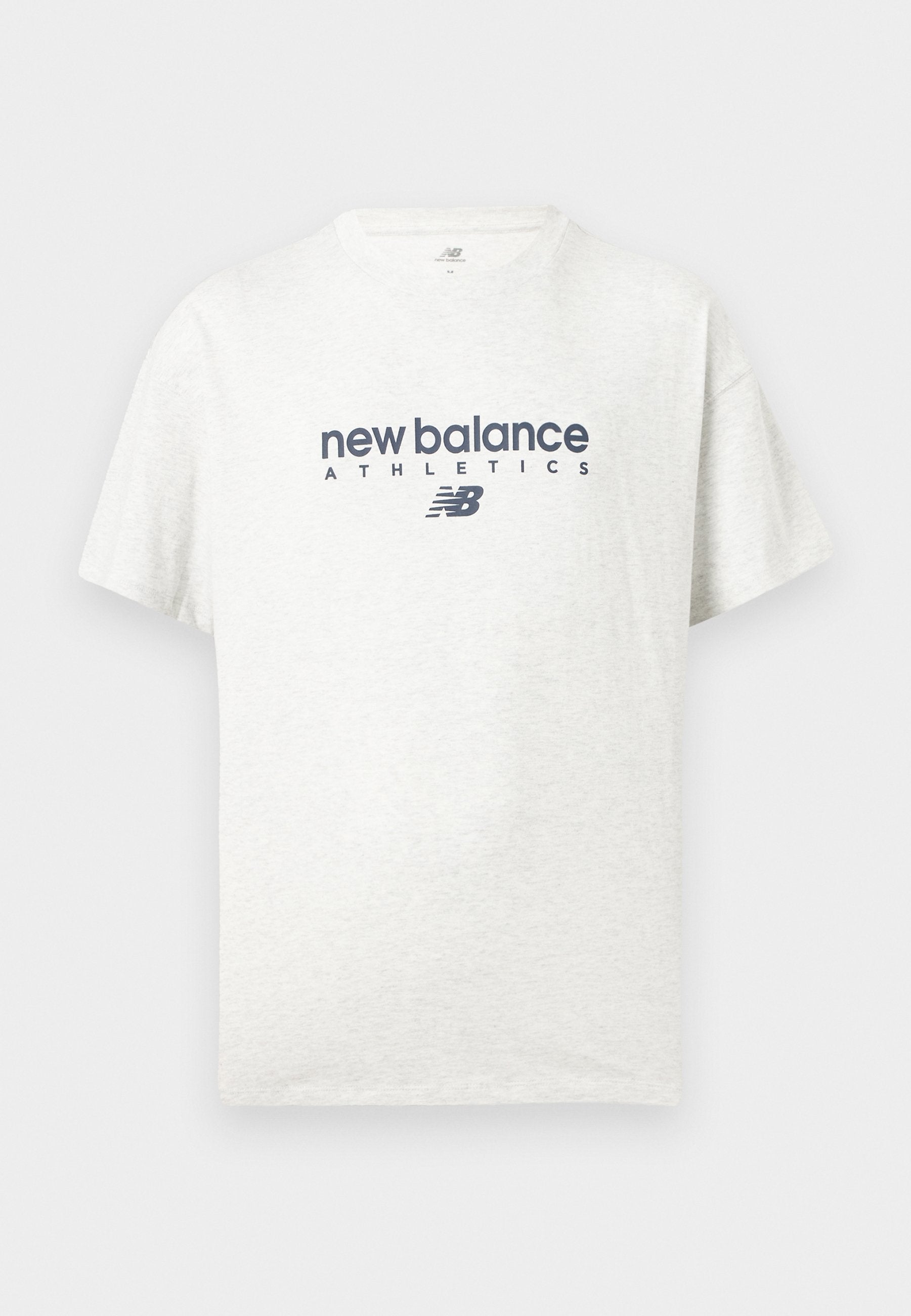 LINEAR GRAPHIC - T-shirt print - ash heather