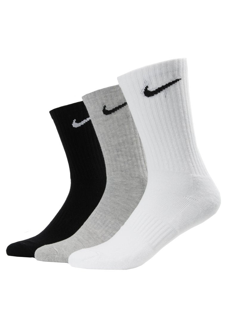 EVERYDAY CUSH CREW 3 PACK - Sportsokken - white black/dark grey heather black/black white