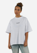 BRACY HEAVY OVERSIZED TEE - T-shirt basic - white/black