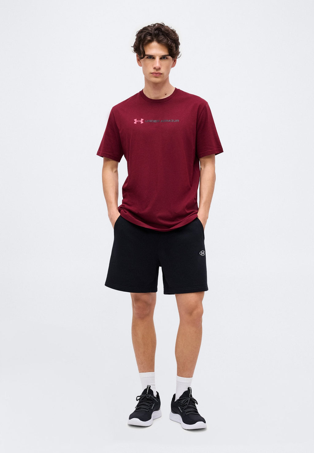 RIVAL FLEECE - Korte broeken - ultimate black/white