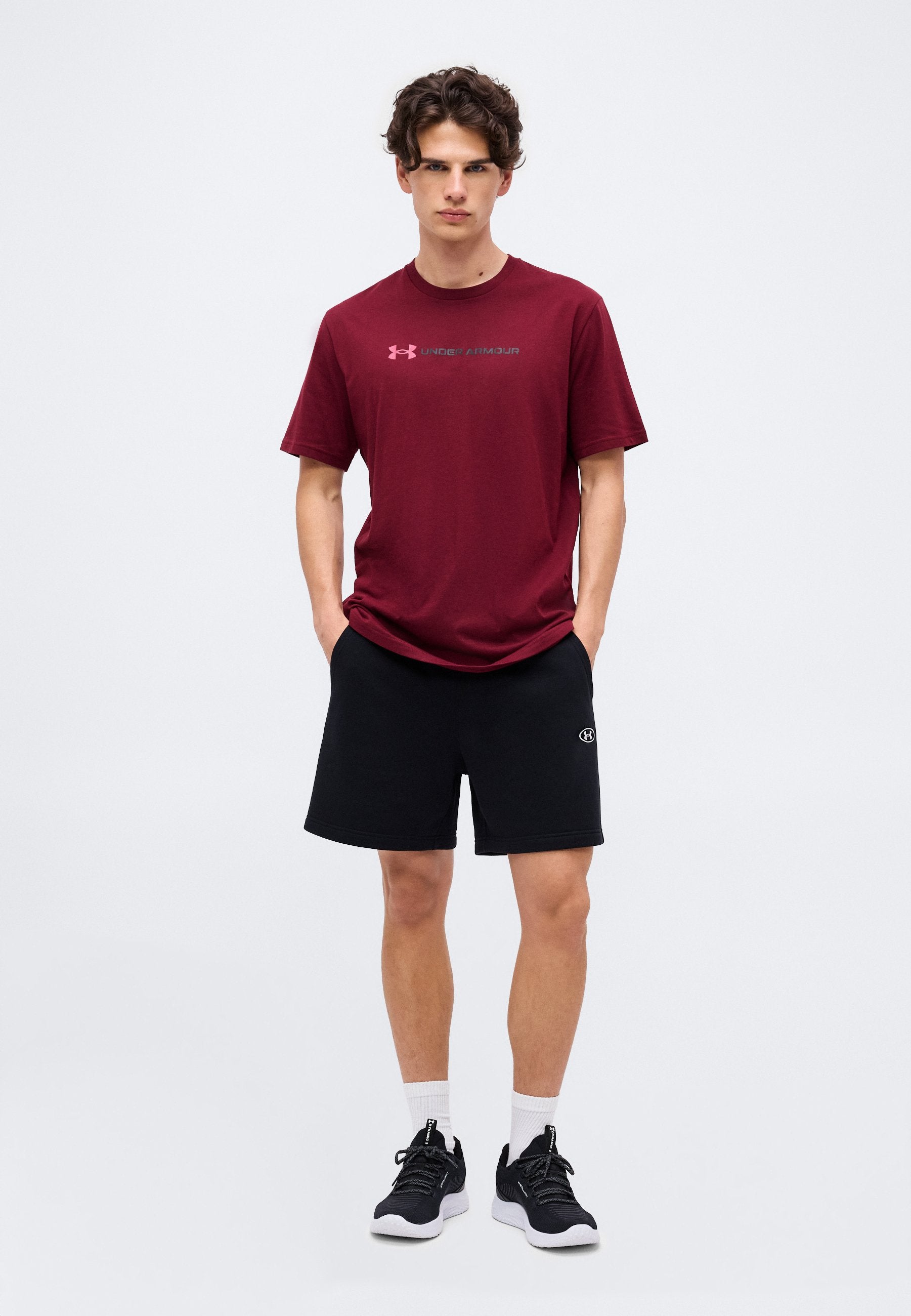 RIVAL FLEECE - Korte broeken - ultimate black/white