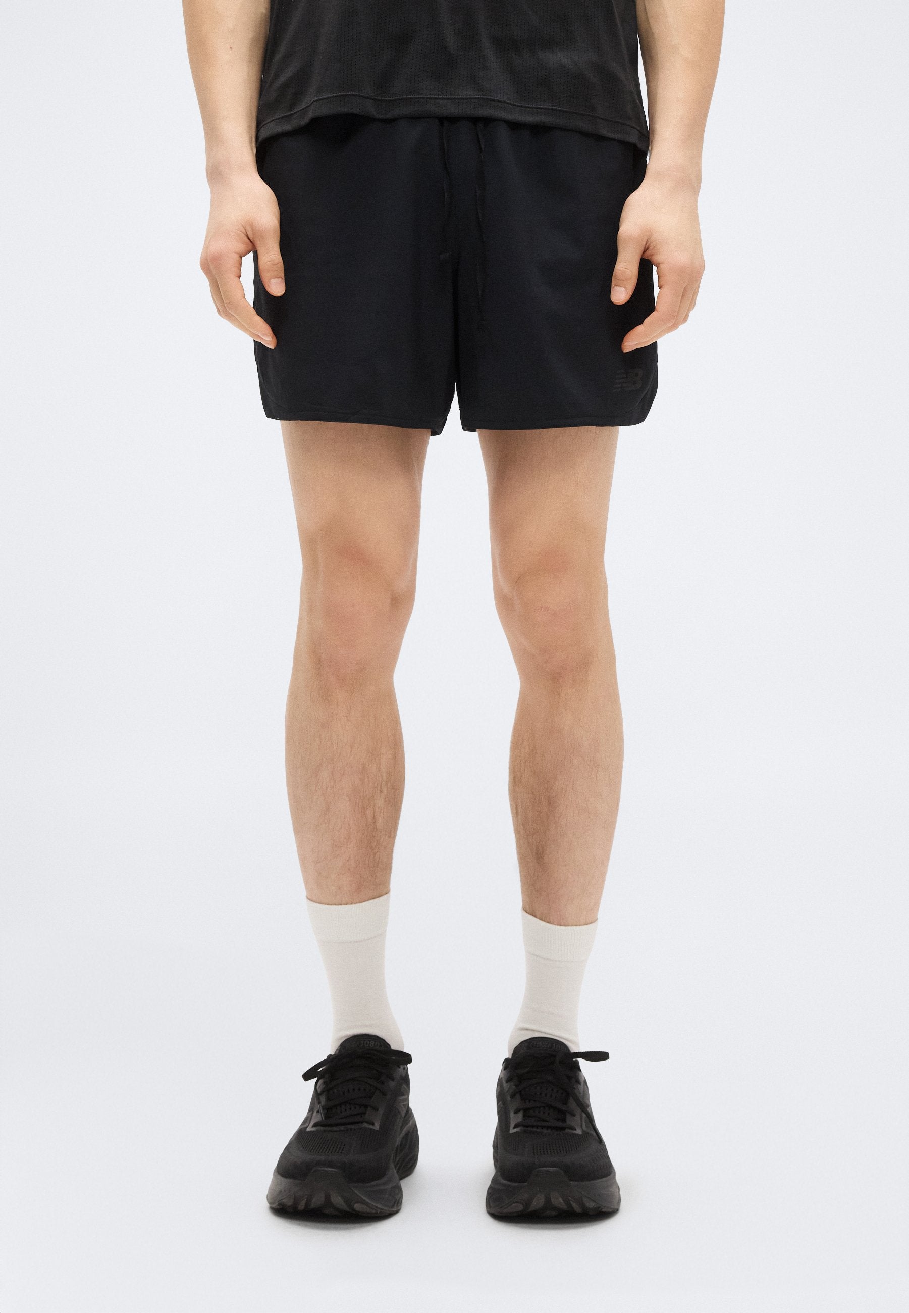 RC ESSENTIAL SHORT 5" - Korte broeken - black/slate grey