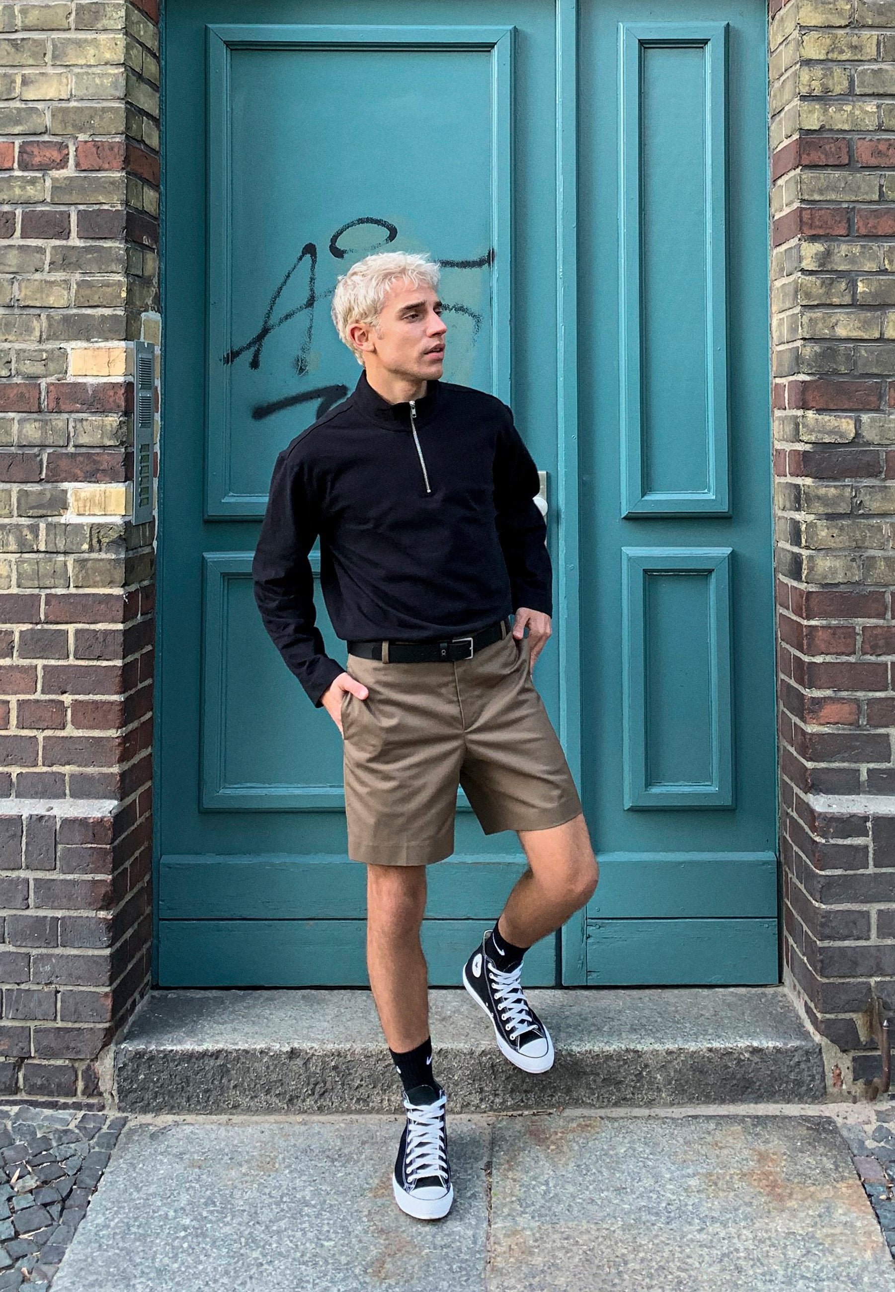 EVERYDAY CUSH CREW 3 PACK - Sportsokken - white black/dark grey heather black/black white