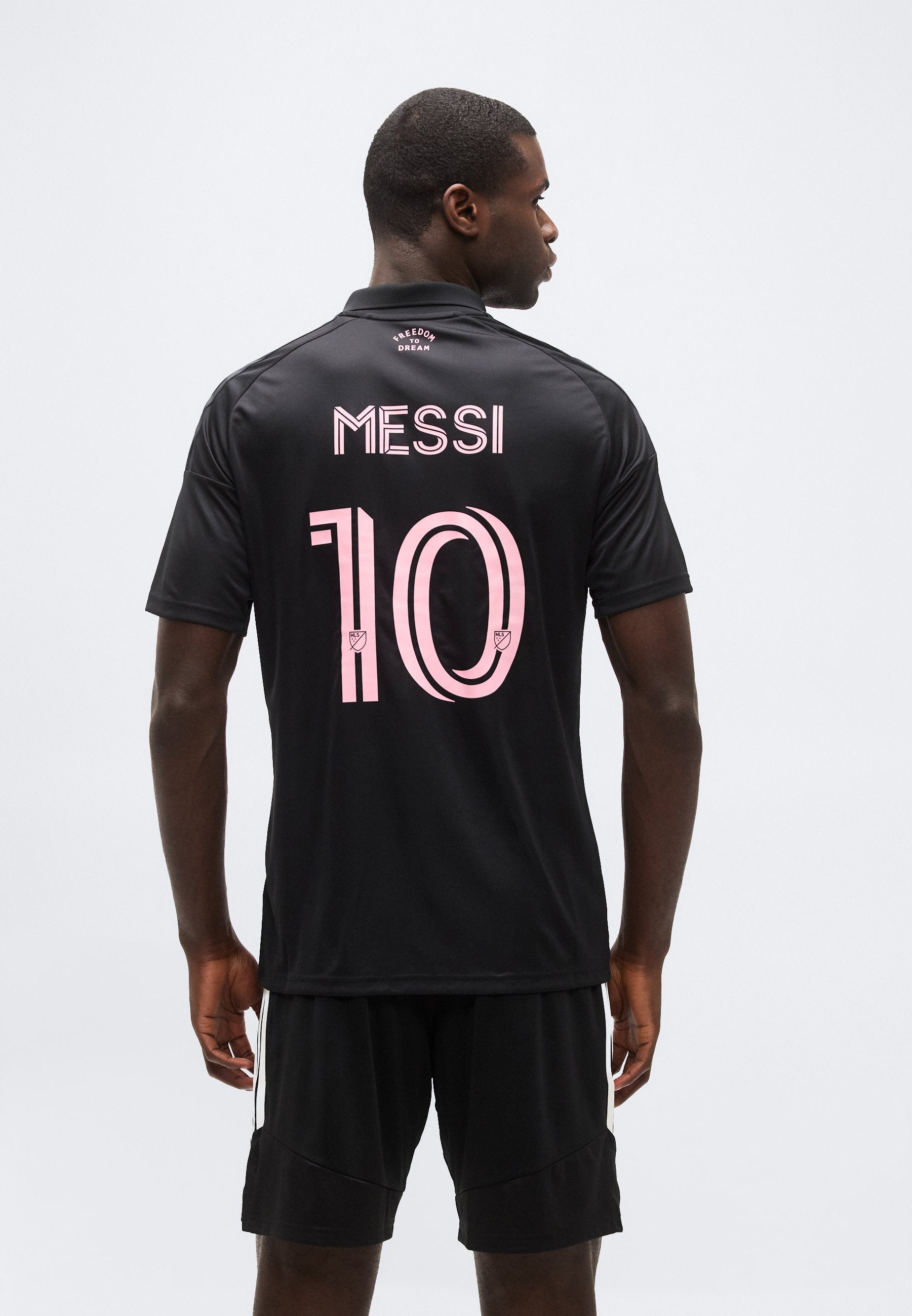 INTER MIAMI 26/27 AWAY MESSI - Voetbalshirt - black/bliss pink