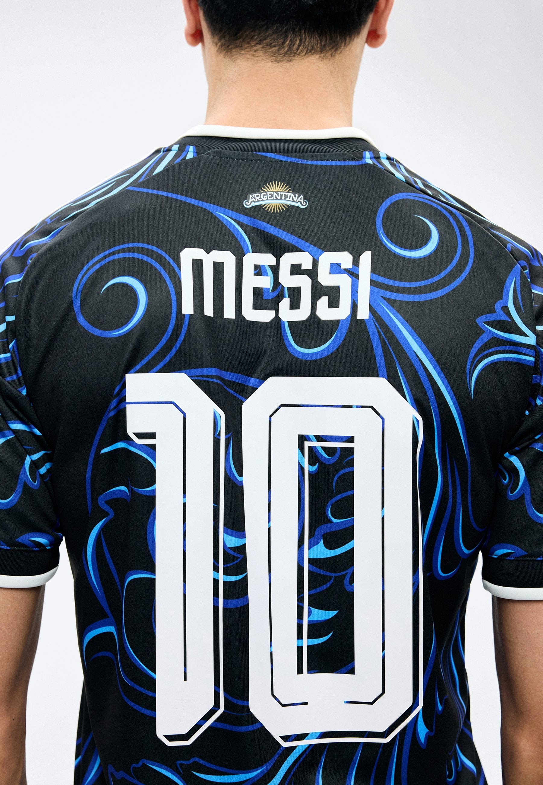 ARGENTINA 26 AWAY MESSI - Voetbalshirt - black/lucid blue/blue burst