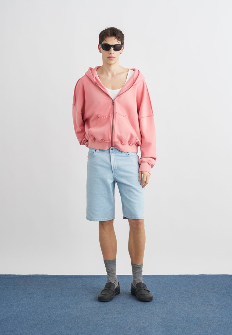 Jeansshort - light-blue denim