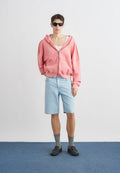 Jeansshort - light-blue denim