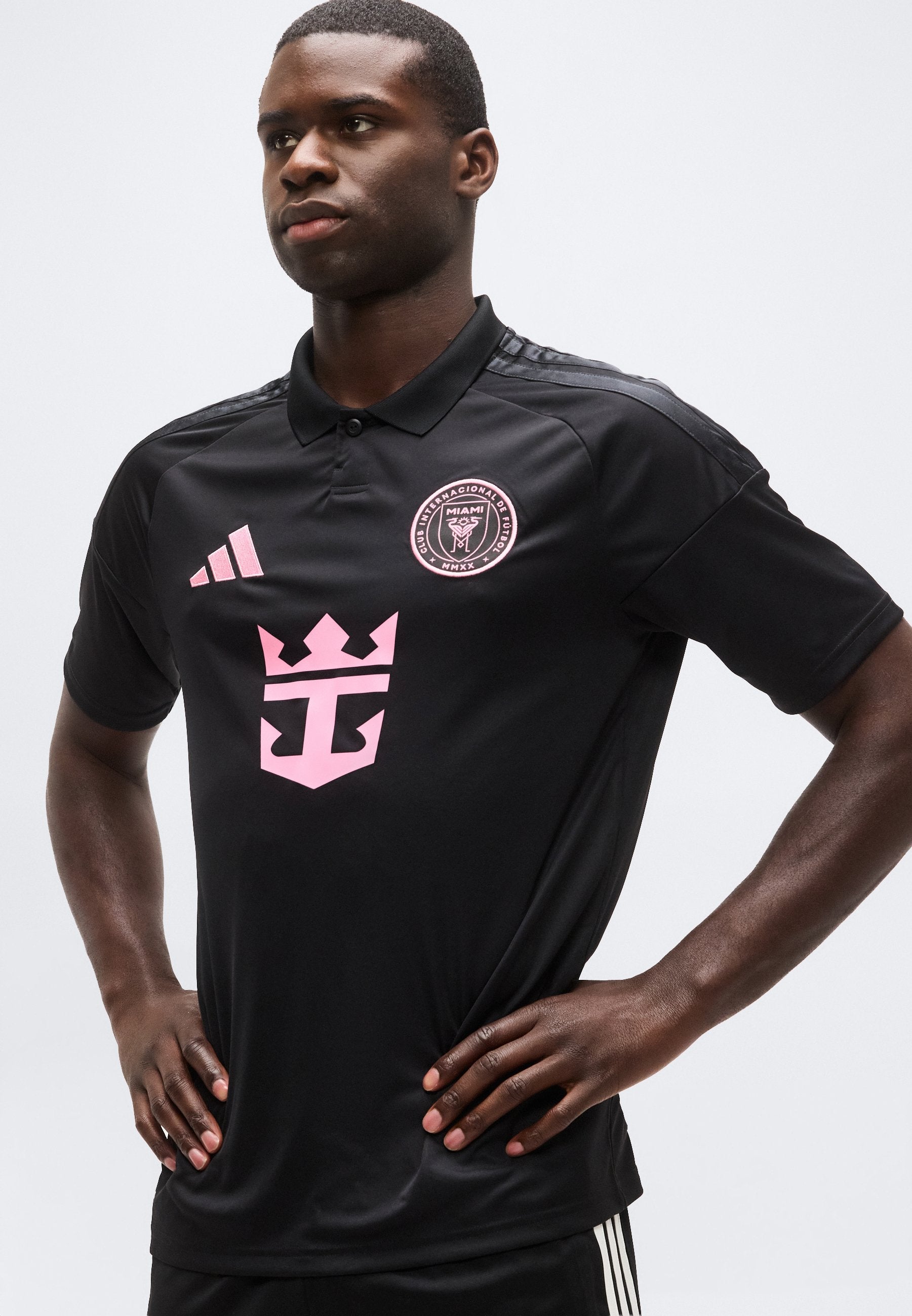 INTER MIAMI 26/27 AWAY MESSI - Voetbalshirt - black/bliss pink