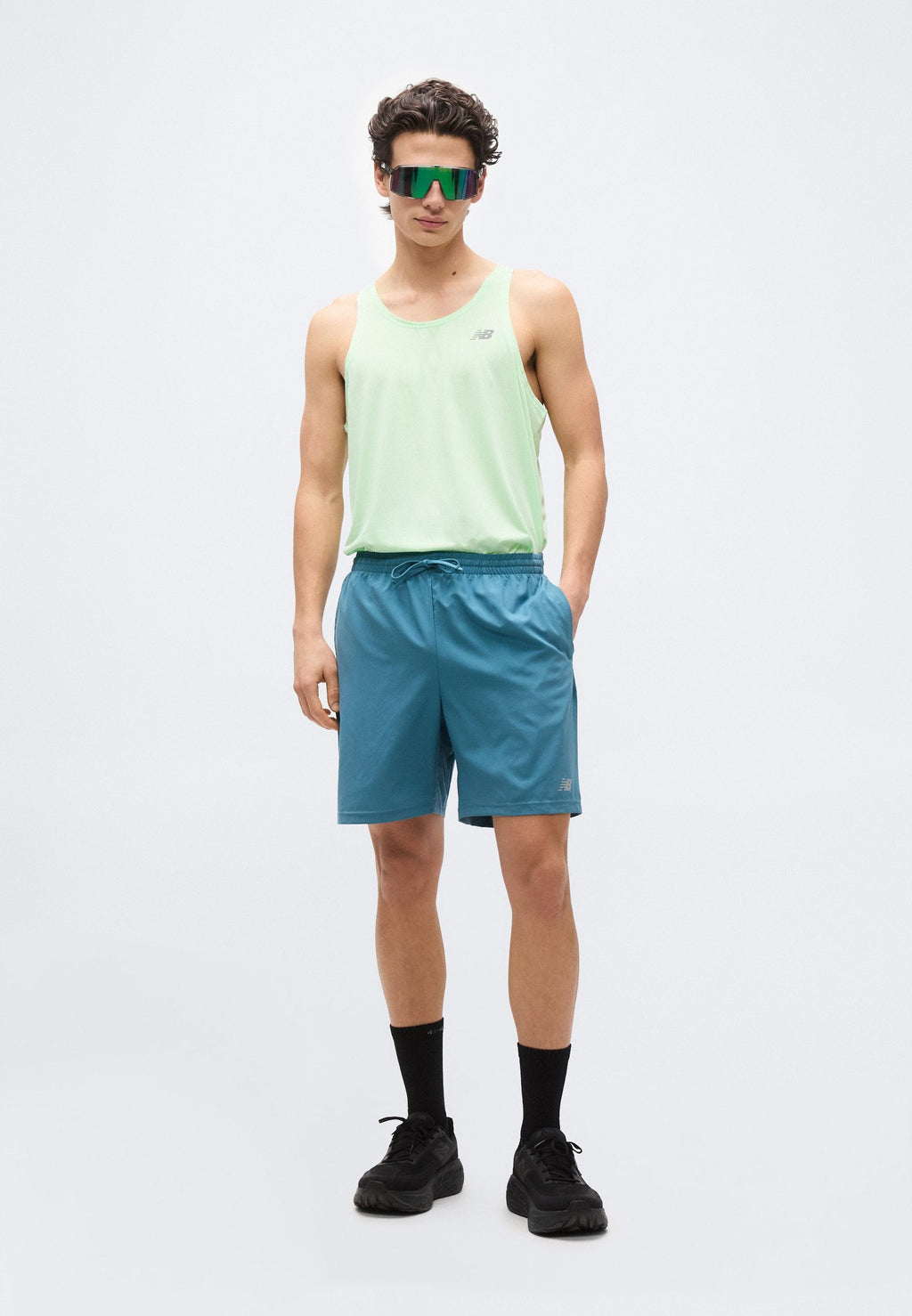 SPORT ESSENTIALS SHORT - Korte broeken - big teal/slate grey