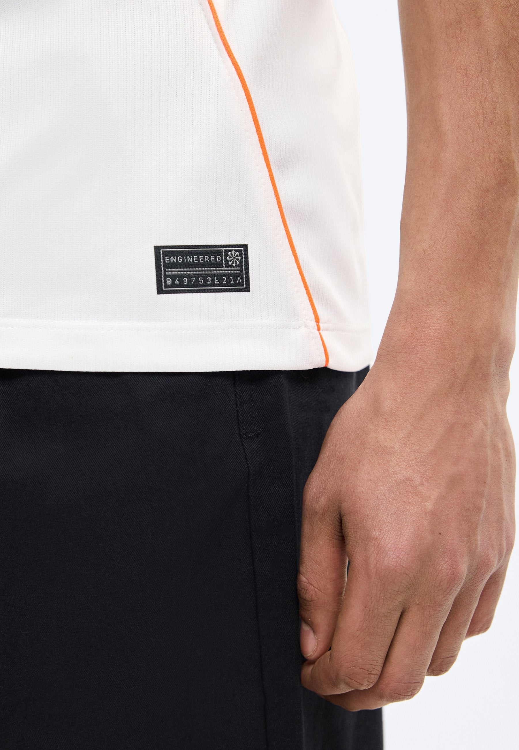 NETHERLANDS 2026/27 STADIUM AWAY  - Voetbalshirt - white/hyper crimson/black
