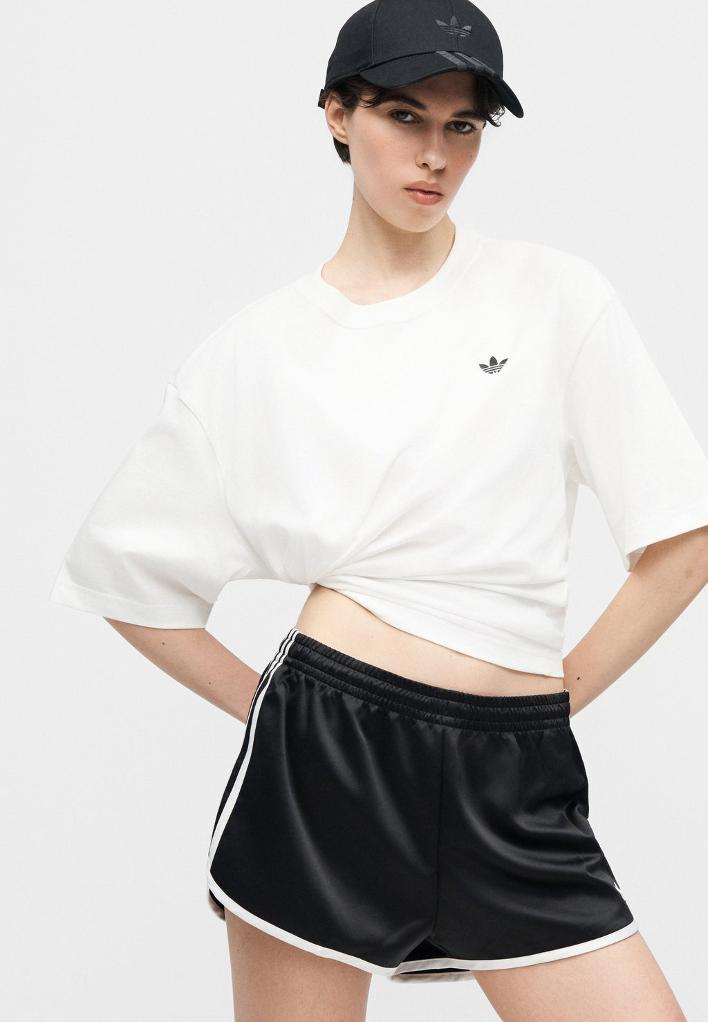 Shorts - black/white
