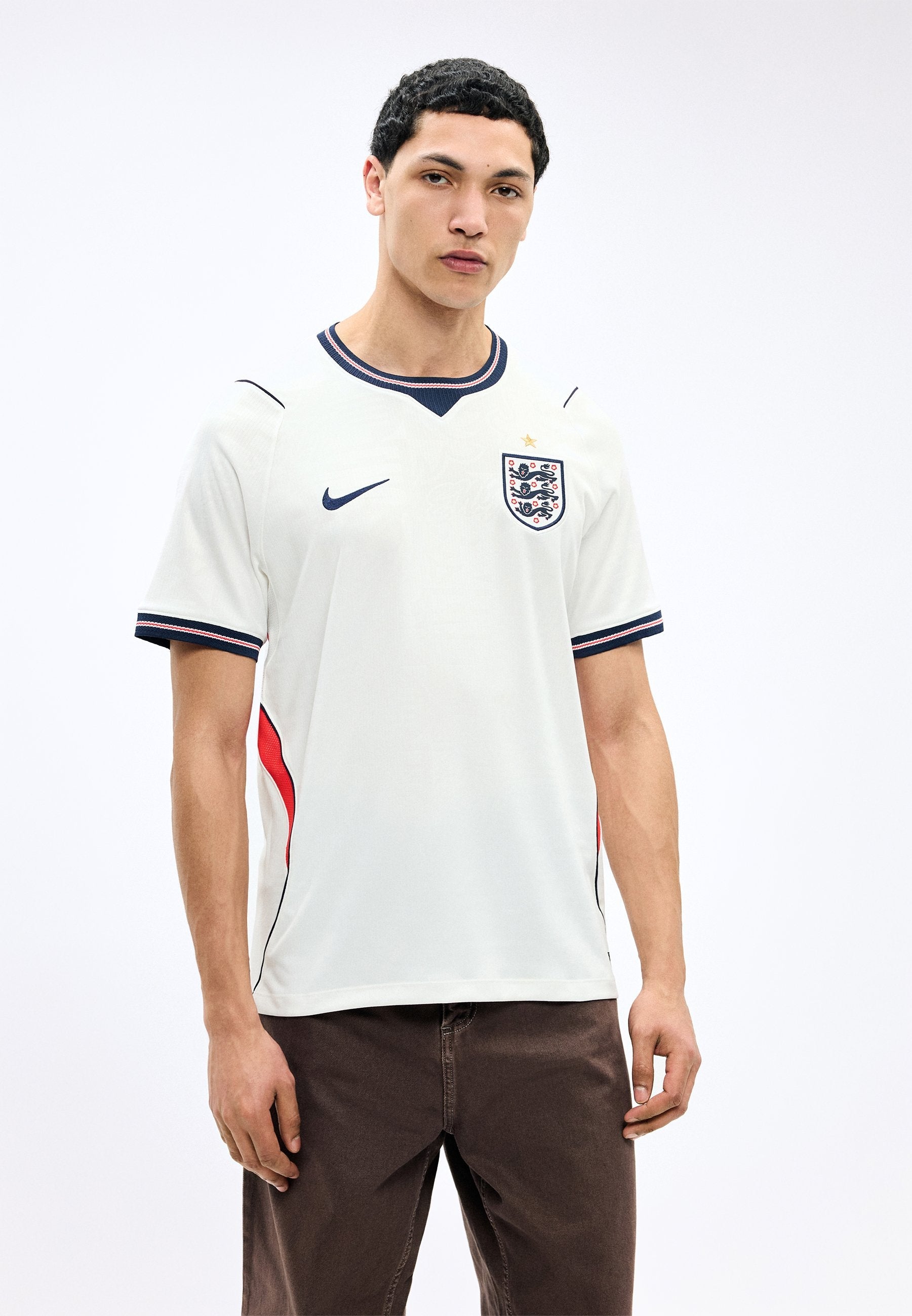 ENGLAND 2026/27 STADIUM HOME - Voetbalshirt - white/speed red/obsidian