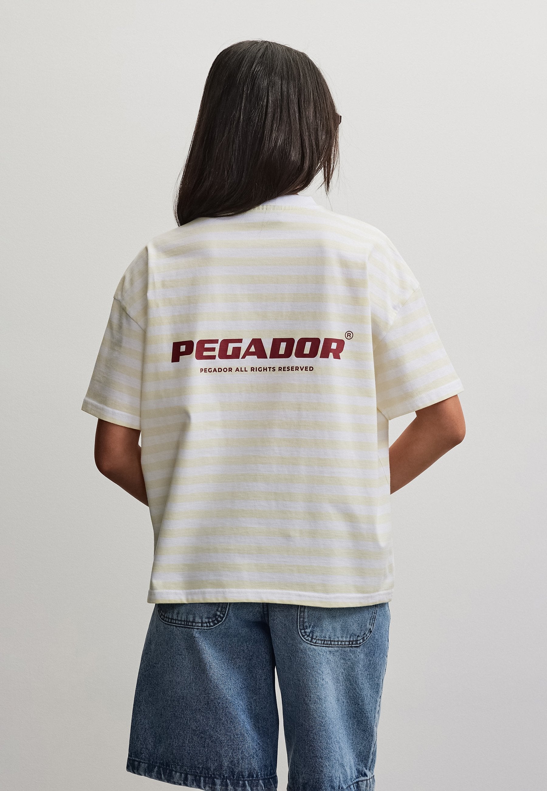 BREDA OVERSIZED TEE - T-shirt print - butter yellow