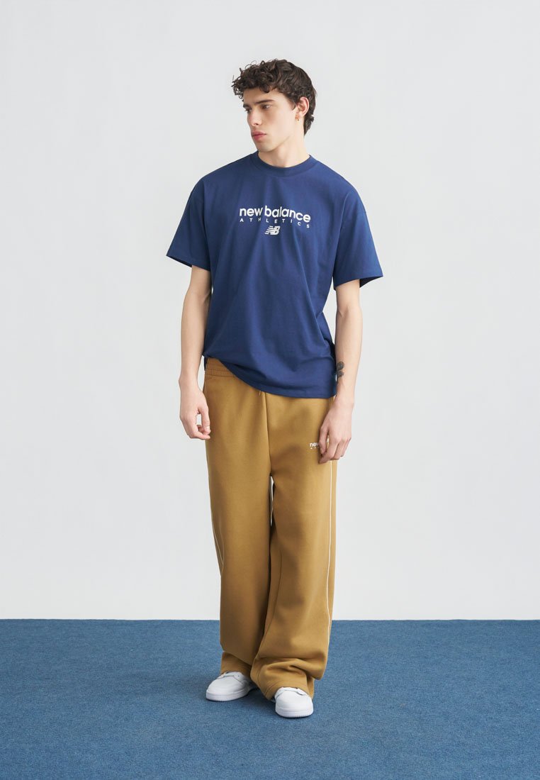 LINEAR GRAPHIC - T-shirt print - navy