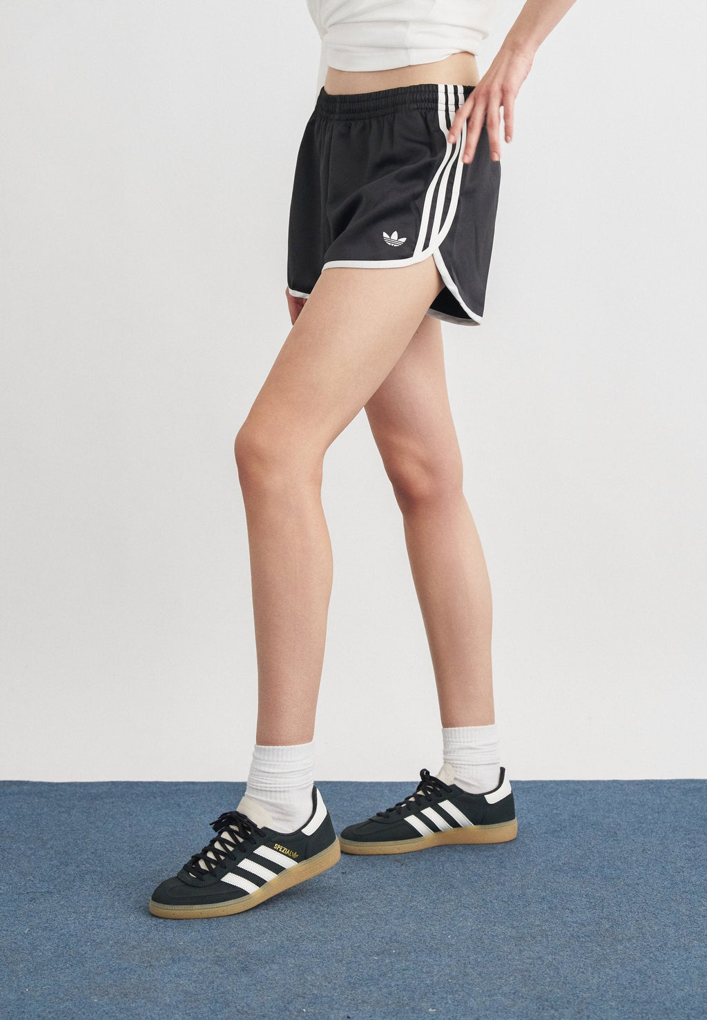 Shorts - black/white