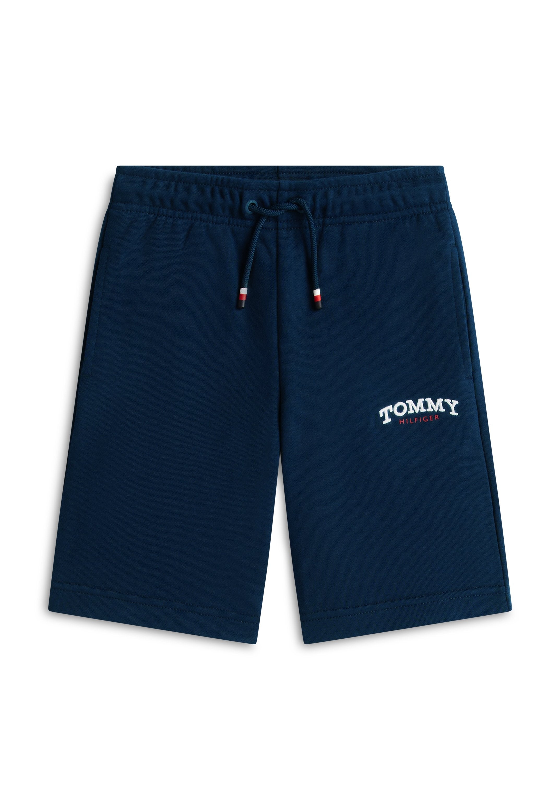 LOGO EMBROIDERY TERRY SWEAT SHORTS - Trainingsbroek - dark night navy