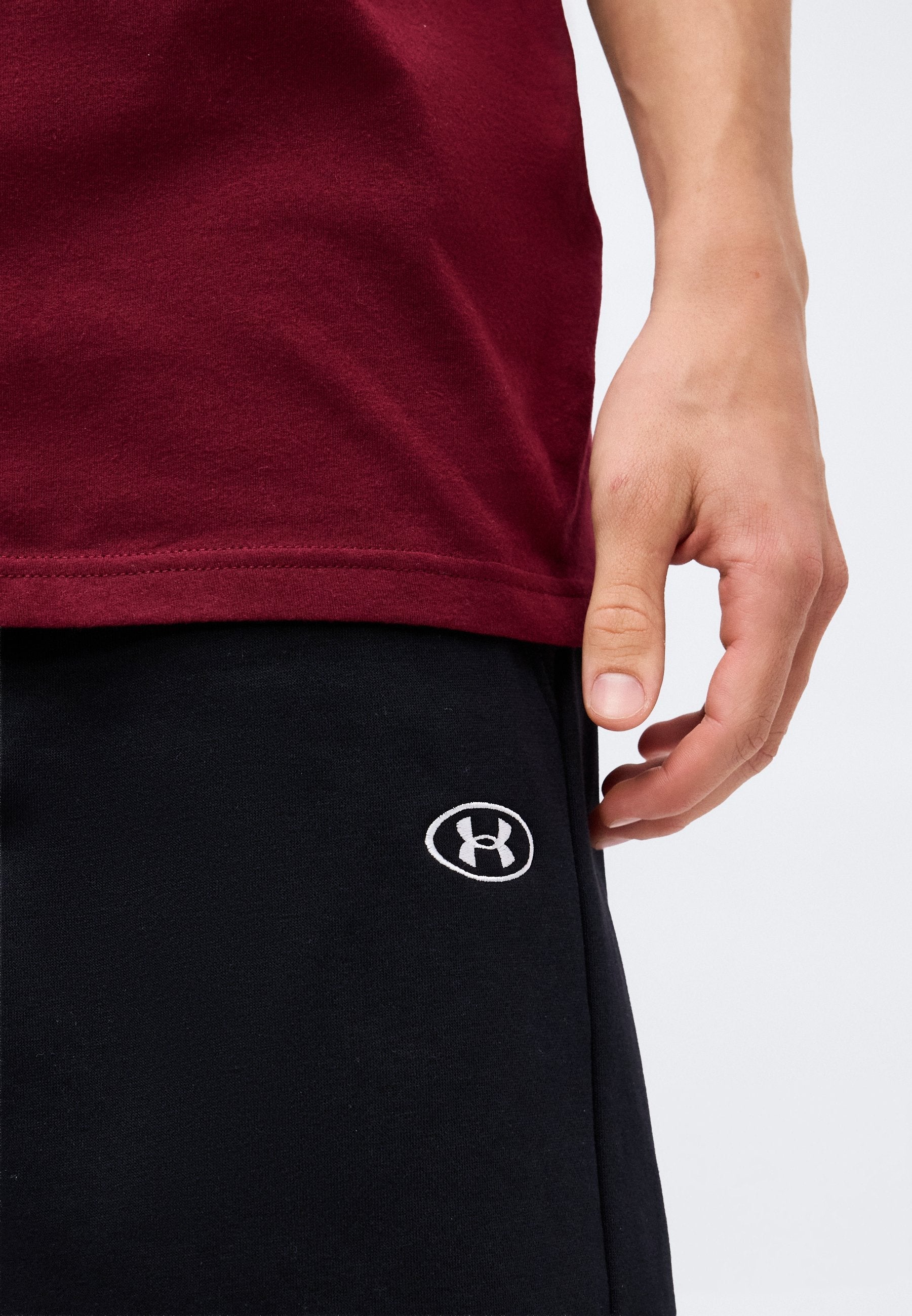 RIVAL FLEECE - Korte broeken - ultimate black/white
