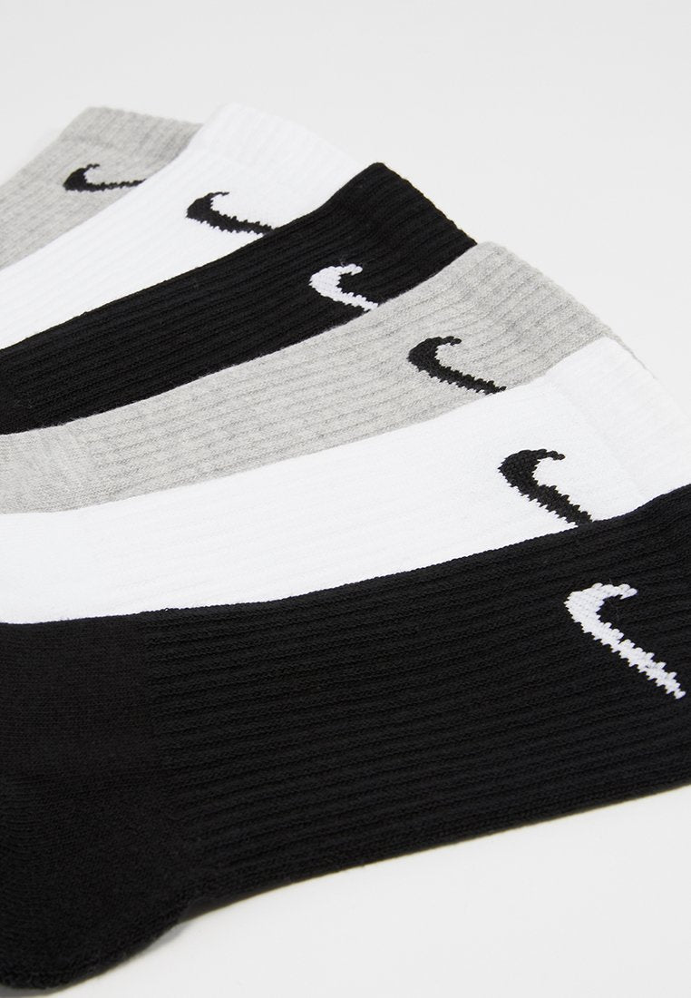 EVERYDAY CUSH CREW 3 PACK - Sportsokken - white black/dark grey heather black/black white